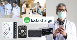 充電保管庫メーカーLocknChargeが医療DX端末を効率的に運用できる急速充電ステーションを国際モダンホスピタルショウ2022にて展示