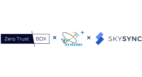 スターシステムズがデータ移行ツール「SkySync」とゼロトラストアプライアンスサーバ『ゼロトラストBOX』を組み合わせたソリューションを発表