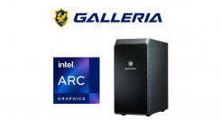 【GALLERIA】インテル新GPU　デスクトップ向け A シリーズ　最上位モデル　インテルArc A770搭載　「GALLERIA XA7C-A770」を発売