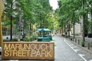 ベルデザインが提供するワイヤレス給電プラットフォームPOWER SPOT(R)が都心の広場・公園的空間の在り方を検証する社会実験「Marunouchi Street Park 2023 Summer」に採用