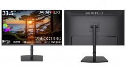 JAPANNEXTが31.5インチ WQHD解像度 昇降式多機能スタンド搭載の液晶モニターを37,980円で1月12日(金)に発売