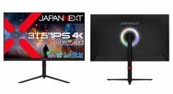 JAPANNEXTが31.5インチIPSパネル採用 144Hz対応の4KゲーミングモニターをAmazon.co.jp限定 79,980円で4月12日(金)に発売