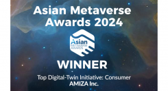 東京通信Ｇが出資するアミザが、世界的なメタバース分野のイベント「Asian Metaverse Summit & Awards 2024」にて受賞