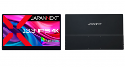 JAPANNEXTが13.3インチ 4K解像度 タッチパネル搭載のモバイルディスプレイを39,980円で5月10日(金)に発売