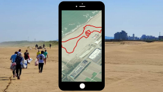 GPSアートで能登半島地震復興応援＆海岸をクリーンに！『がんばろう内灘！海ごみゼロGPSアート』を開催