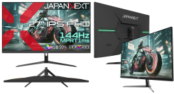 JAPANNEXTが27インチ IPSパネル搭載 144Hz/1ms対応のフルHDゲーミングモニターを17,980円で12月5日(金)に発売