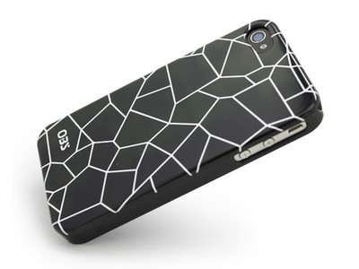 ストーンパターンをデザインしたiPhone 4S/4用のケース「OBS モノ＝ストーンズ」