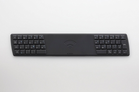 エレコム、NFC対応シリコンキーボードを発売　スマホをのせるだけの簡単接続