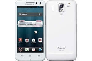 ドコモ、世界最速5秒で起動するスマホ「Ascend HW-01E」を11月21日に発売