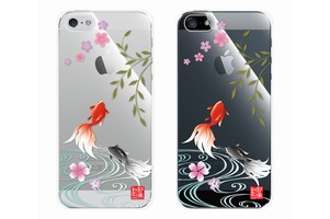 iPhone 5用の和風デザインケース『和彩美「ふるる」』