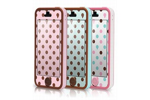 バンパー、シール、壁紙の組合せで楽しむiPhone 5用キット「TUNEWEAR POPTUNE with FRAME」