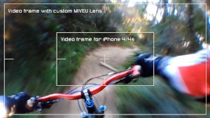iPhoneを一人称視点カメラに変えることができるアタッチメント「miveu-X for iPhone4S/4」