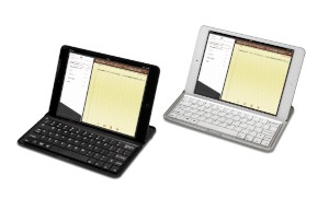 アップルのタブレット端末「iPad mini」用の保護ケース、スタンドとしても使える「iPad mini 用 ワイヤレス モバイラーズ キーボード」