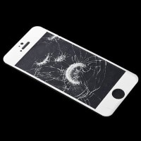 ナイフでもキズが付かないという強化ガラスを採用したiPhone 5用保護フィルム「iPhone5液晶保護フィルム（強化ガラス仕様・気泡ゼロ・8H） 200－LCD010シリーズ」