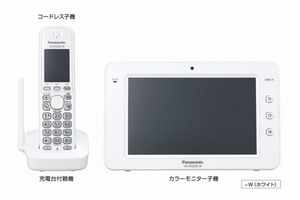 パナソニック、タブレットスタイルの家庭用電話機を発売　約7型パネルを採用