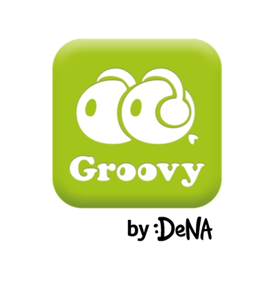 スマホ向け音楽サービス「Groovy」のロゴ（画像：DeNA）