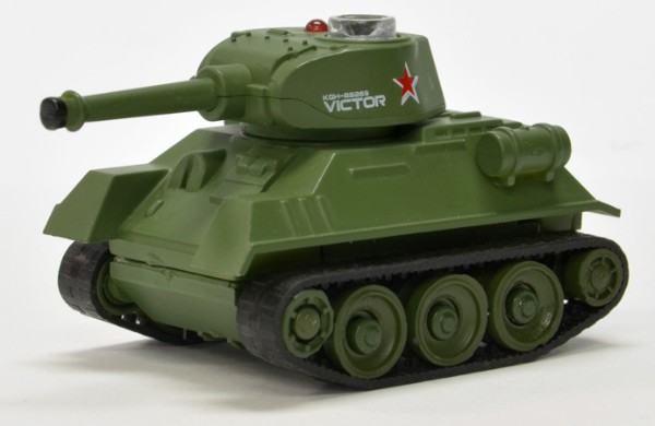 iPhone/iPadで操縦できる手のひらサイズの戦車型ラジコン「ラジ・コンバット USB 戦車RC for iPad/iPhone」