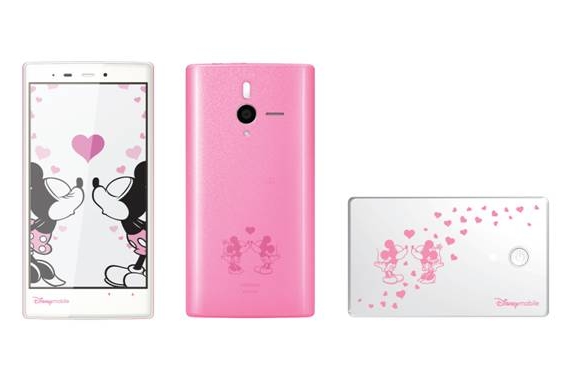 ミッキー＆ミニーがコンセプトのスマホ「DM014SH」、3月1日から発売開始
