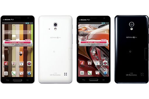ドコモ、次世代タッチパネル搭載スマホ「Optimus G Pro L-04E」を4月4日に発売