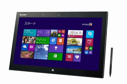 シャープ、15.6型IGZO液晶のWindows 8.1タブレット　フルHD2.8倍の高解像度