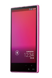 auの春モデルのスマートフォン「AQUOS PHONE SERIE mini」(シャープ株式会社)