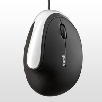手首や肩への負担を軽減したエルゴノミクスマウス「エルゴ ミニマウス　400-MA057シリーズ」