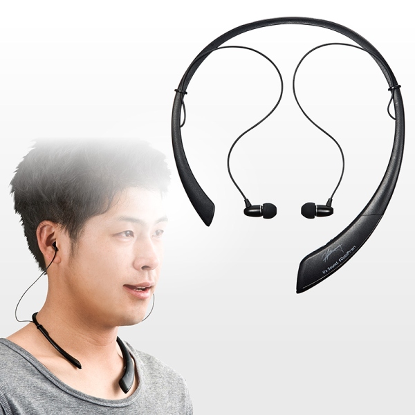 首を動かしてもイヤホンが耳に安定してフィットするBluetoothステレオヘッドセット「BluetoothステレオネックバンドヘッドセットGBH-S500シリーズ」