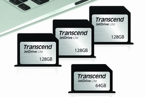 トランセンド、MacBookのストレージ容量を簡単に拡張できる「JetDrive Lite」
