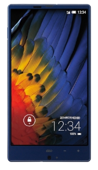 5.2インチ大画面のIGZO液晶と挟額縁デザイン「EDGEST」を採用したスマートフォン「AQUOS SERIE SHL25」