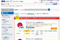 価格.com、格安SIMのプラン比較を開始
