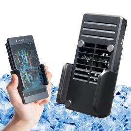 冷却ファン付きスマホクーラー「400-CLN023」（サンワプライ発表資料より）
