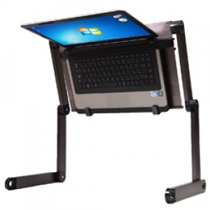 寝ながら仰向けでノートPCを使えるアルミテーブル『仰向けゴロ寝deスク』を販売開始
