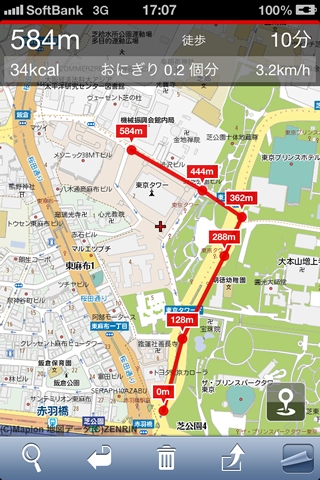 地図タップで距離が測れるiPhoneアプリ『キョリ測』20万ダウンロード突破！〜地図画面の広告を消すアドオン機能を追加し、本日バージョンアップ〜