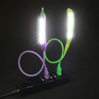 【上海問屋】野菜がライトになっちゃった　USB　LEDライト　ナスとサヤエンドウ　販売開始