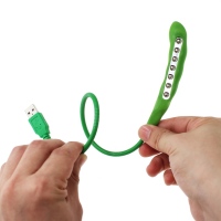 【上海問屋】野菜がライトになっちゃった　USB　LEDライト　ナスとサヤエンドウ　販売開始