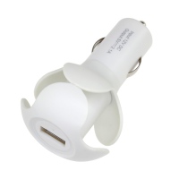 【上海問屋】iPhone5やスマホを車内で充電時　ケーブルがダラダラしない　美しく巻き取れる　Lightningケーブル付きシガーソケットUSB充電器　販売開始