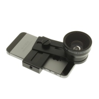 【上海問屋】スマホのカメラ撮影　大型レンズで　ひと味違う仕上がりに　魚眼・マクロレンズ付き　モバイルカメラ用レンズホルダー　販売開始