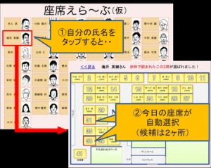フリーアドレスの課題 ”座席の固定化”を０（ゼロ）にした 「座席えら〜ぶ（仮）」