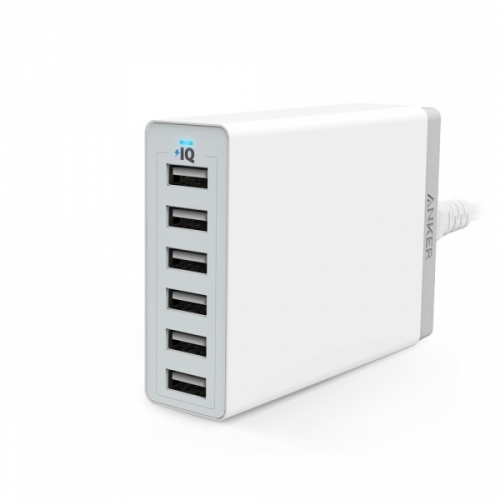 Amazon.co.jpでモバイルバッテリートップブランドのAnker、60W 6ポート USB急速充電器を発売開始