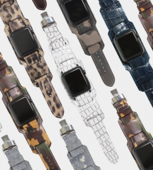 Apple Watch用 高級革ストラップを“Gizmobies”が10月1日発売　～ROLEXなど高級腕時計ブランドの替えベルト作成チームとのコラボ～