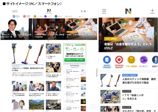 “ライフスタイルに知的な刺激を提供する情報サイト”日本経済新聞社・日経BP社 【NIKKEI STYLE】開発をネオスが全面支援
