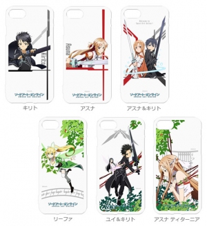 アニメ『ソードアート・オンライン』『ソードアート・オンラインII』のキャラを印刷したiPhone7／7 Plus用ケースが新登場！
