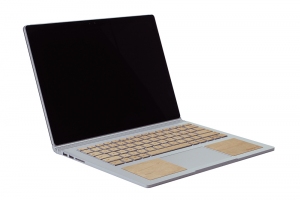 Design for Microsoft Surface公式パートナー　極薄天然素材を用いて到達した極限美　GRAPHT「THE KEYTOP SKIN for Microsoft Surface Book／JP Cherry」を新発売