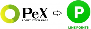 PeXポイントからLINEポイントへ