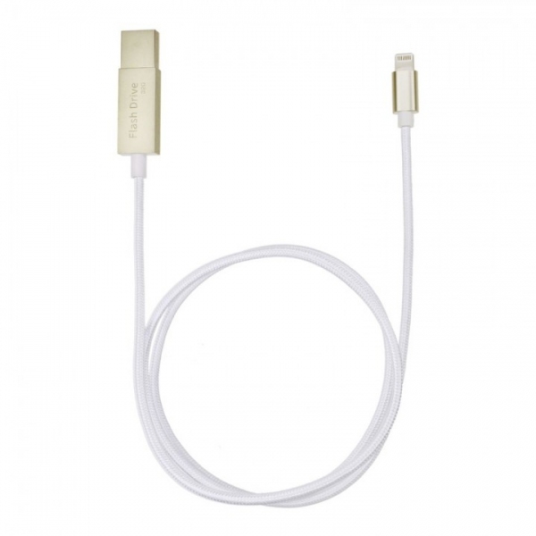 【上海問屋限定販売】iPhoneのケーブルとUSBメモリが合体　バックアップも充電も便利にできる　USBメモリ一体型 Lightning充電ケーブルを発売