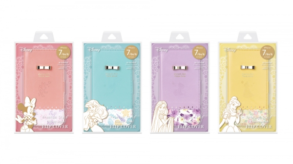 【ディズニー】パステルカラー＆花柄のスマホカバー