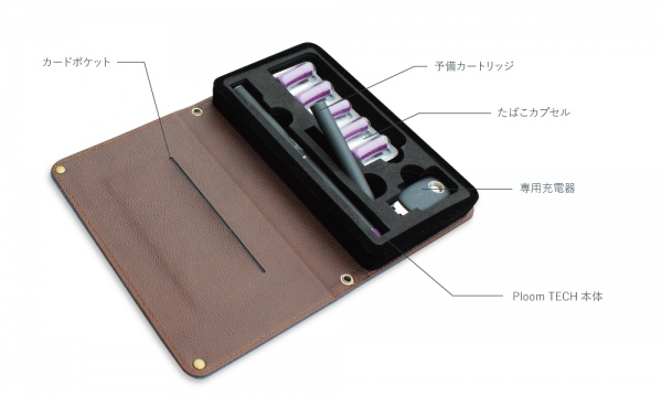 Ploom TECH(プルームテック)関連アイテムをすべて収納できるオールインワンケースが登場！「Fantastick Denim Diary Case for Ploom TECH」2017年4月14日(金)19時に先行予約販売開始