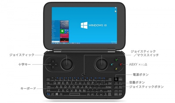いつでもどこでも好きなゲームがプレイできる。世界初の5.5インチゲーム専用モバイルPC「GDP WIN」