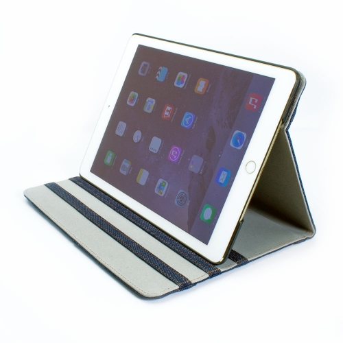 iPad 9.7インチ専用ケースデニムとシンプルデザインのヘアラインの2シリーズ