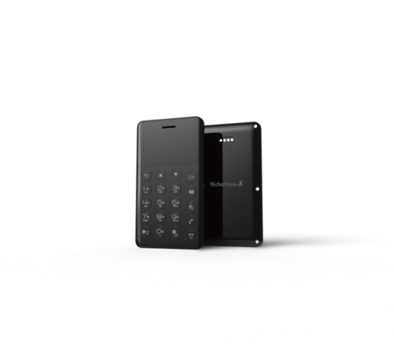 国内最小・最軽量*のカードサイズを実現したSIMフリー携帯電話「NichePhone-S（ニッチフォン-S）」全国家電量販店などで11月10日から販売開始！